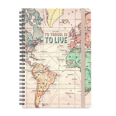 12-Month Weekly Diary - Large - Spiral Bound - 2023