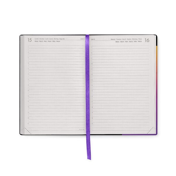 Agenda Diaria 2026/2027 16 Meses - Sunset Vibes - Medium