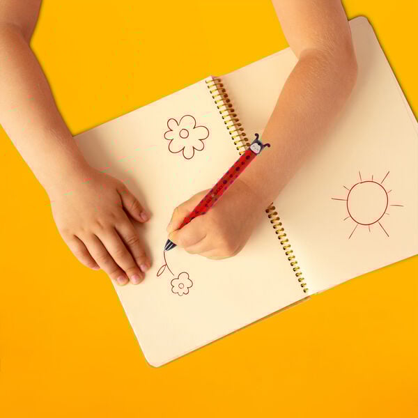 Ladybug Two-Colour Ballpoint Pen - Click&Clack