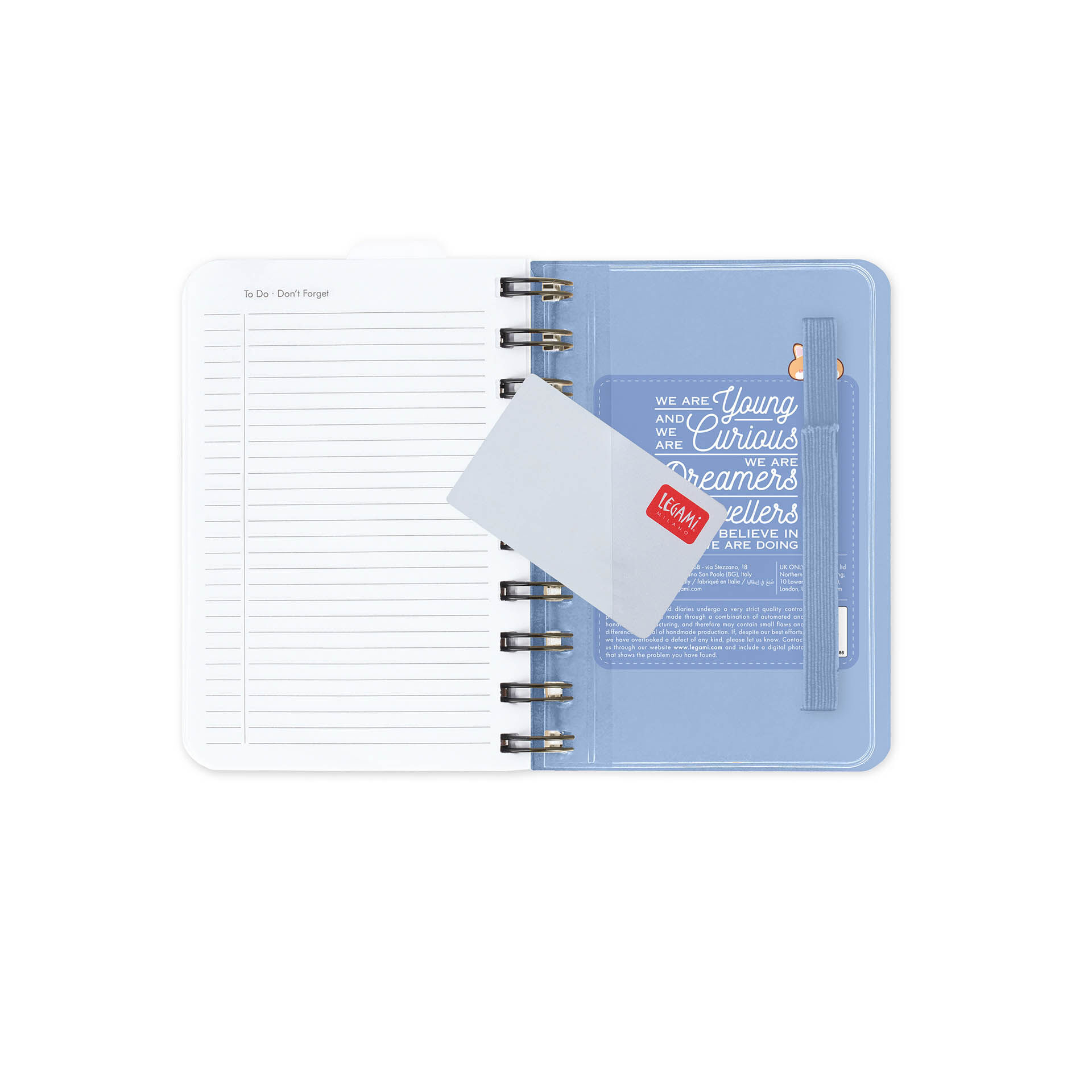 Agenda De Poche 2026 – 9x14 Cm, 1 Semaine Par Page, Motif Papillons, élastique Et Pochette Intérieure - 2