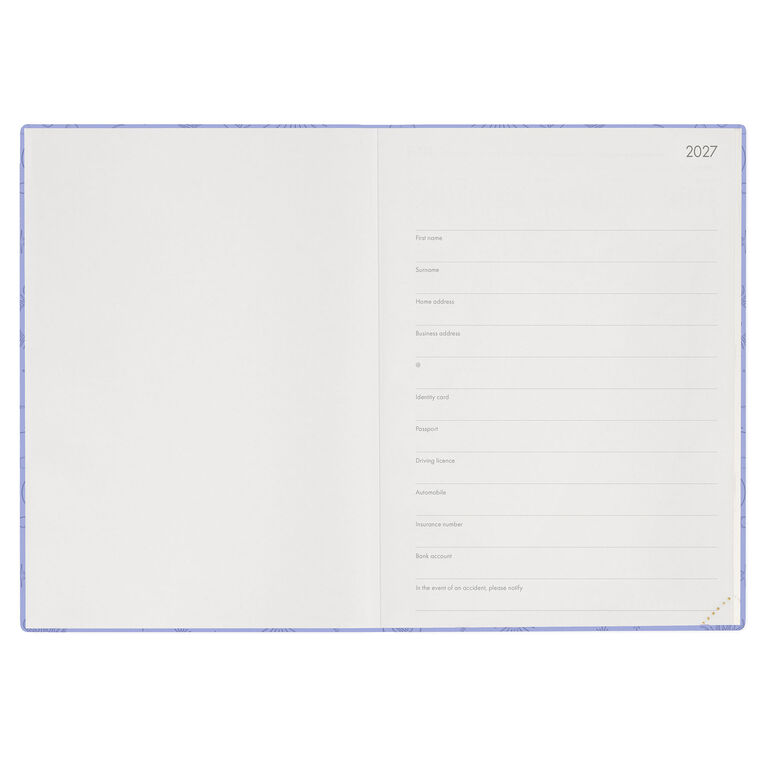 13-Month Maxi Daily Diary 2027 - Cosmic Lilac 13-Month Maxi Daily Diary 2027 - Cosmic Lilac