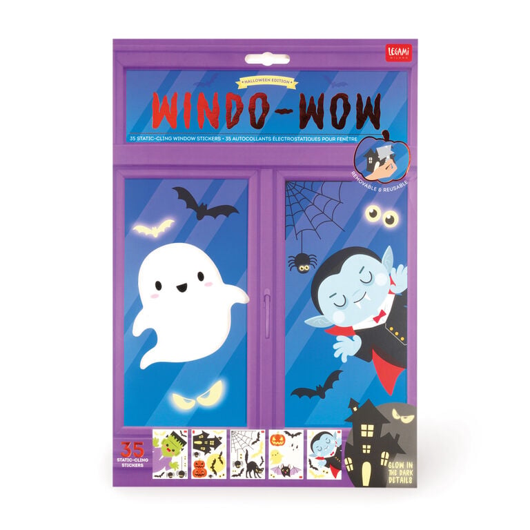 Set de 35 Adhesivos Electrostáticos Para Ventanas - Windo-Wow Set de 35 Adhesivos Electrostáticos Para Ventanas - Windo-Wow