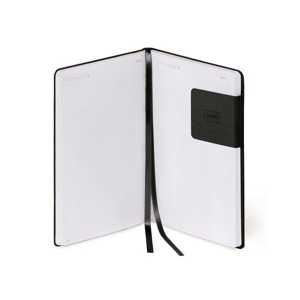 Dotted Notebook with Monochrome Soft Cover - Black Suit - My Notebook