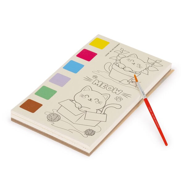 Cute Animals Watercolour Paint Pad Cute Animals Watercolour Paint Pad