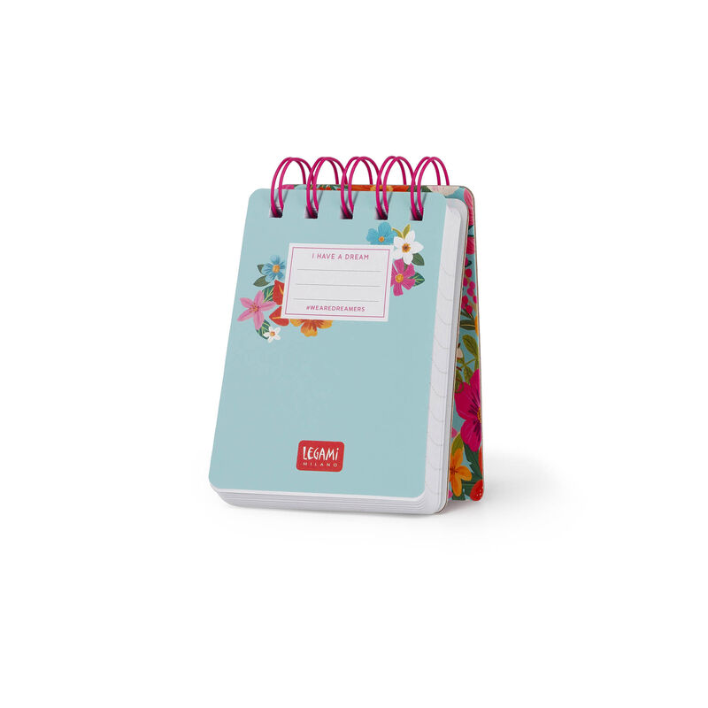Block-Notes - Mini - Spiral Notepad HAPPY FLOWERS