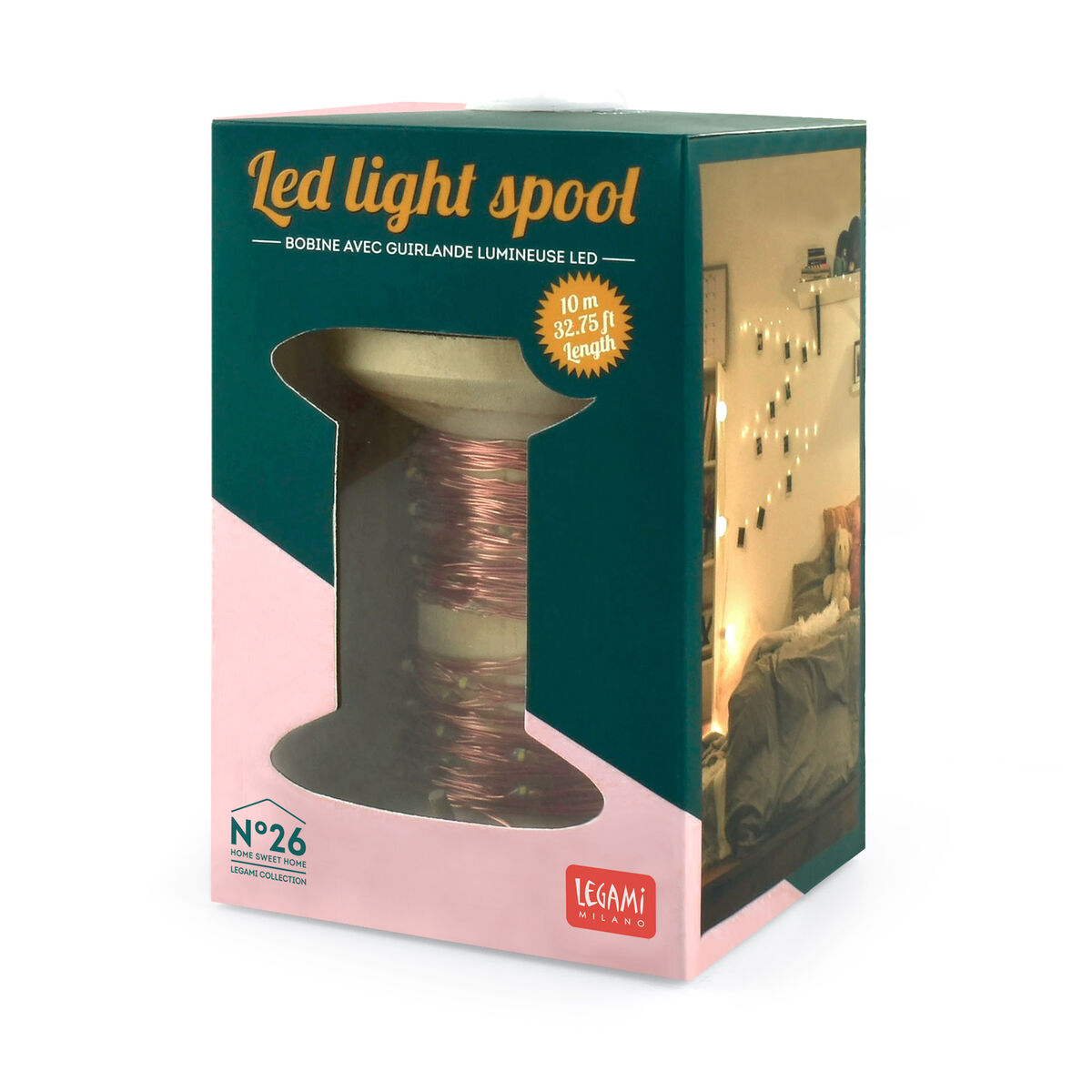 Legami Filo Di Luci LED Con 10 Vasetti Di Vetro – 185 Cm Di Lucine Bianco Caldo Per Decorazione Casa, Atmosfera Romantica, Feste E Matrimoni – Alimentazione A Batteria