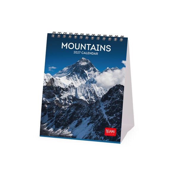 Calendario da Tavolo 2027 - 12 x 14,5 cm - Mountains