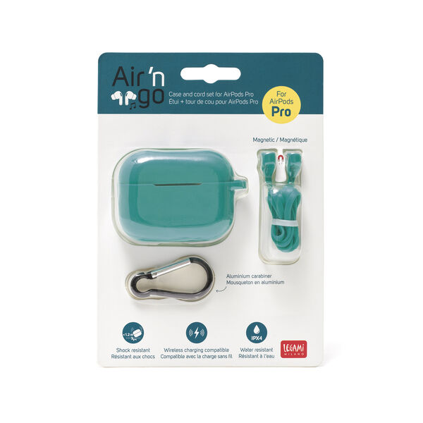 Turquoise Case and Cord Set for AirPods Pro - Air'n’Go, , zoo
