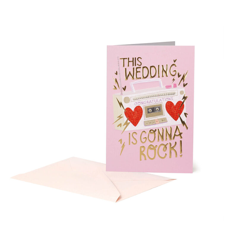 Glückwunschkarte – Large – Wedding – Greeting Card – Rock Wedding