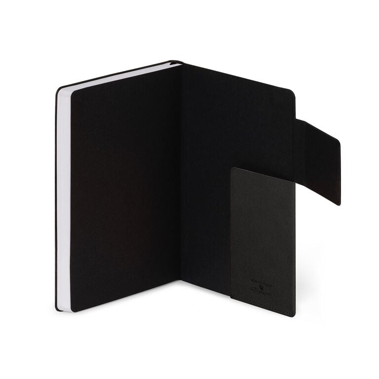 Dotted Notebook with Monochrome Soft Cover - Black Suit - My Notebook Dotted Notebook with Monochrome Soft Cover - Black Suit - My Notebook