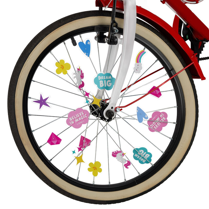 Set de 30 décorations pour rayons de vélo UNICORN