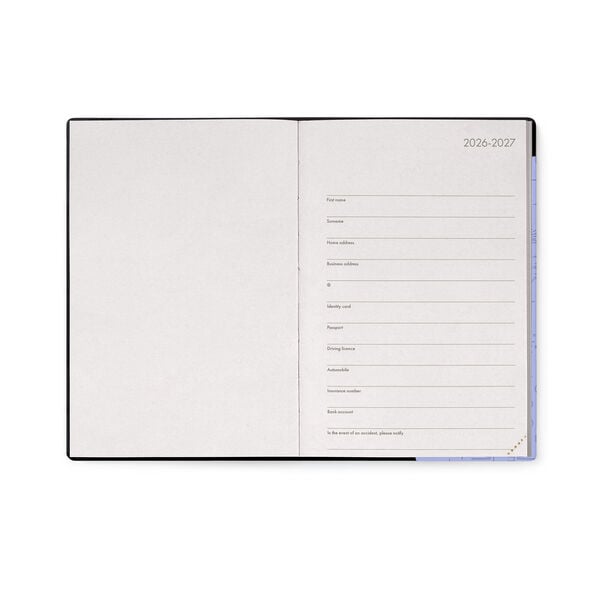 Agenda Diaria 2026/2027 16 Meses - Cosmic Lilac - Medium