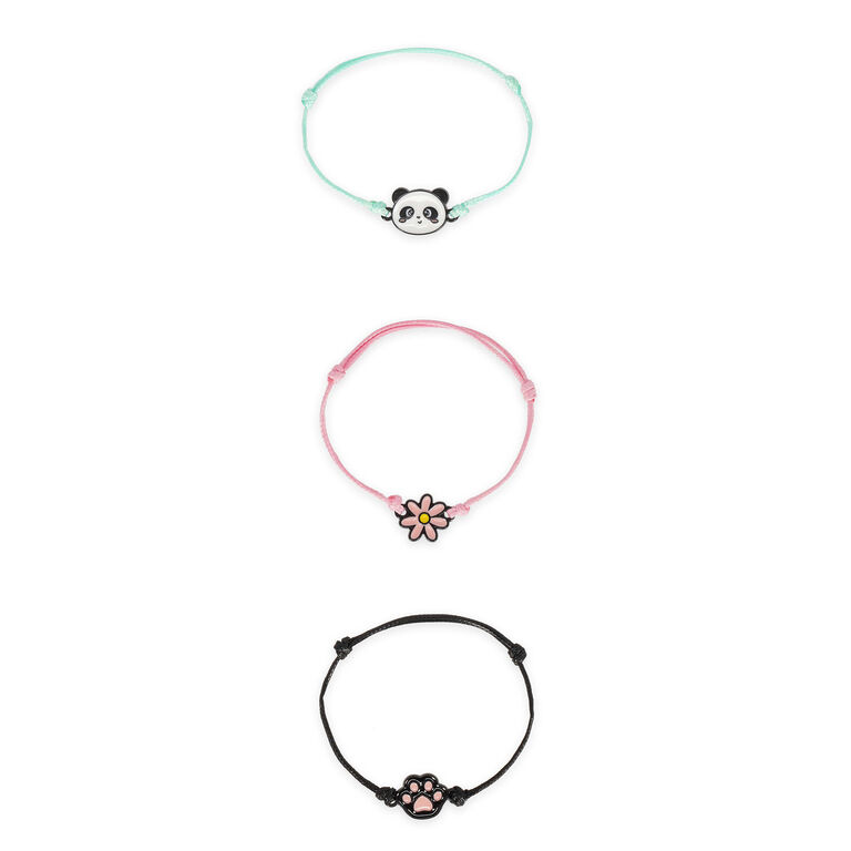 Set of 3 Bracelets - Panda Set of 3 Bracelets - Panda