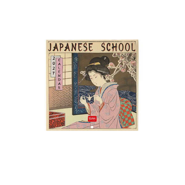 Calendario da Parete 2027 - 18 x 18 cm - Japanese School