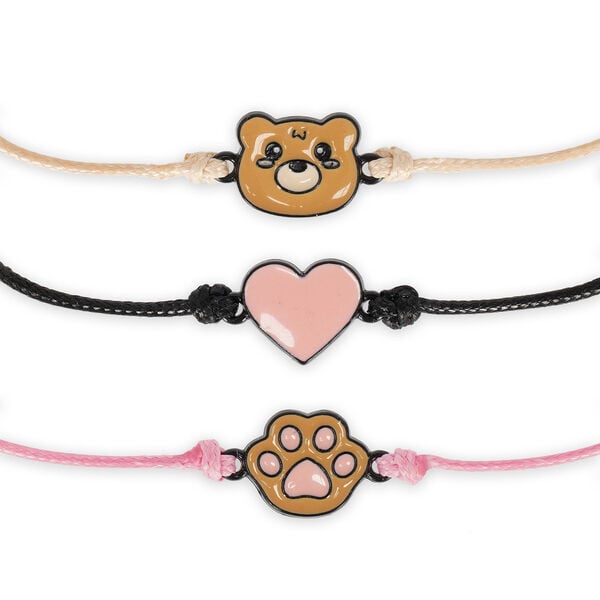 Set of 3 Bracelets - Teddy Bear Set of 3 Bracelets - Teddy Bear