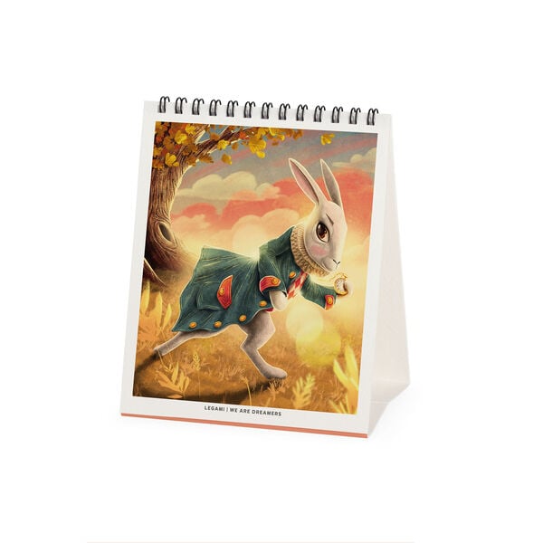 Calendario da Tavolo 2027 - 12 x 14,5 cm - Alice in Wonderland