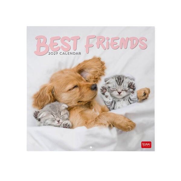 Calendario da Parete 2027 - 30 x 29 cm - Best Friends