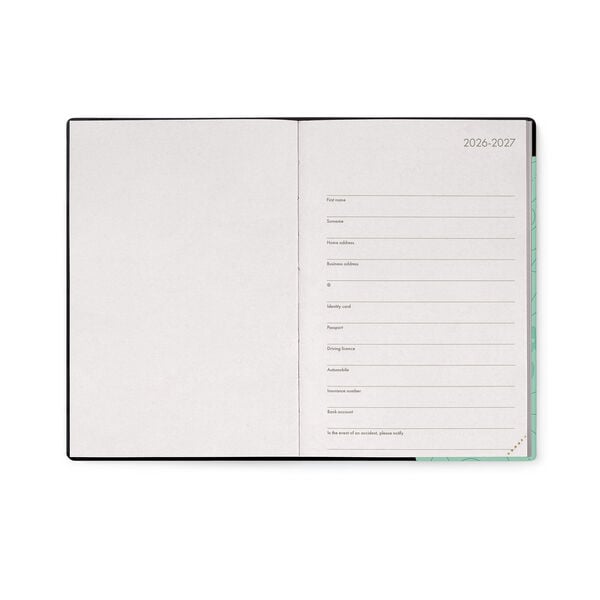 Agenda Diaria 2026/2027 16 Meses - Botanic Garden - Medium