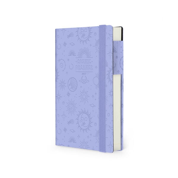 Agenda 12 Mesi Giornaliera Medium 2027 - Cosmic Lilac