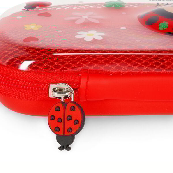 Ladybug Rigid Transparent Pencil Case - WonderWow