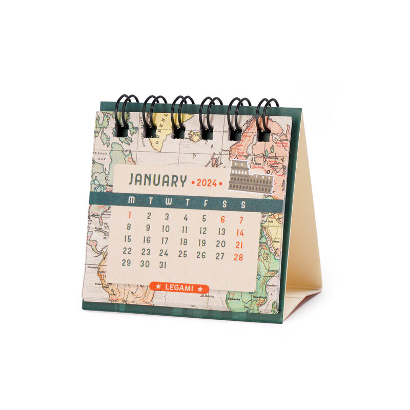 Micro Calendario da Tavolo - 2024 TRAVEL