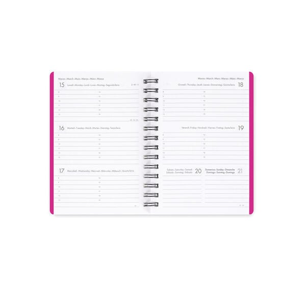 Agenda 12 Mesi Settimanale Small Spiralata 2027 - Flowers
