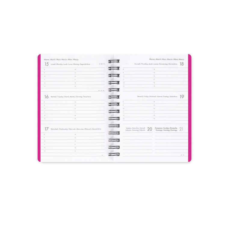 Agenda 12 Mesi Settimanale Small Spiralata 2027 - Flowers Agenda 12 Mesi Settimanale Small Spiralata 2027 - Flowers