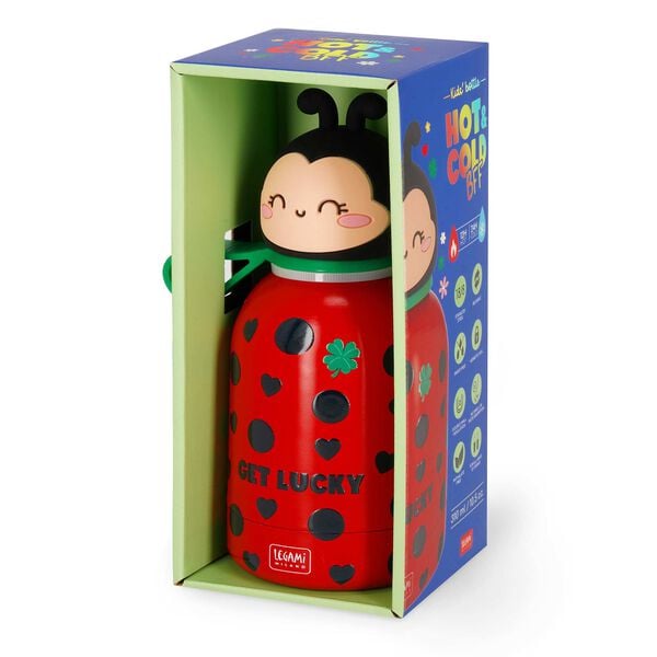 Vacuum Bottle for Kids - Ladybug - Hot&Cold BFF