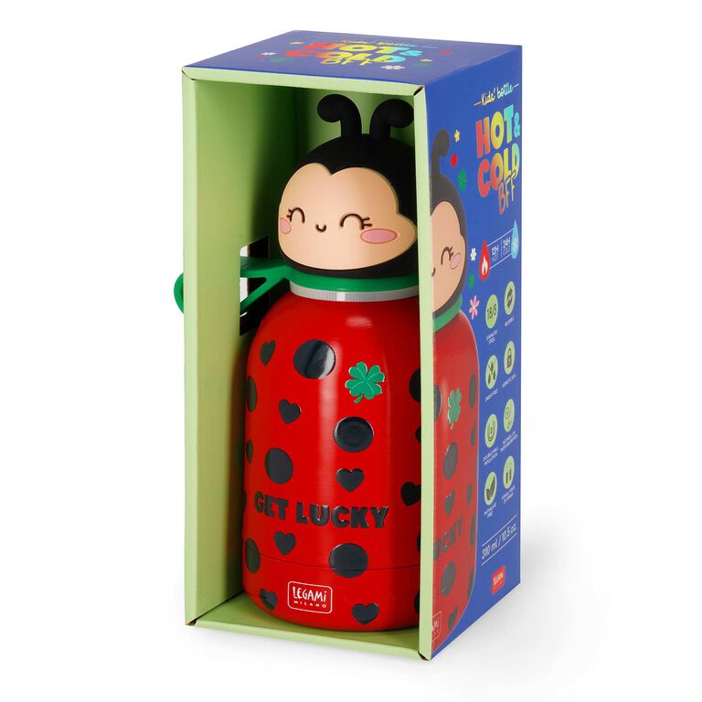Vacuum Bottle for Kids - Ladybug - Hot&Cold BFF