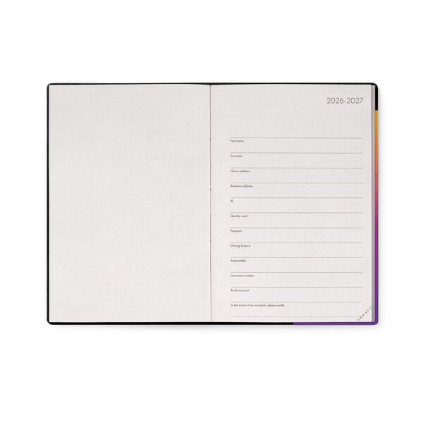 Agenda Diaria 2026/2027 16 Meses - Sunset Vibes - Medium