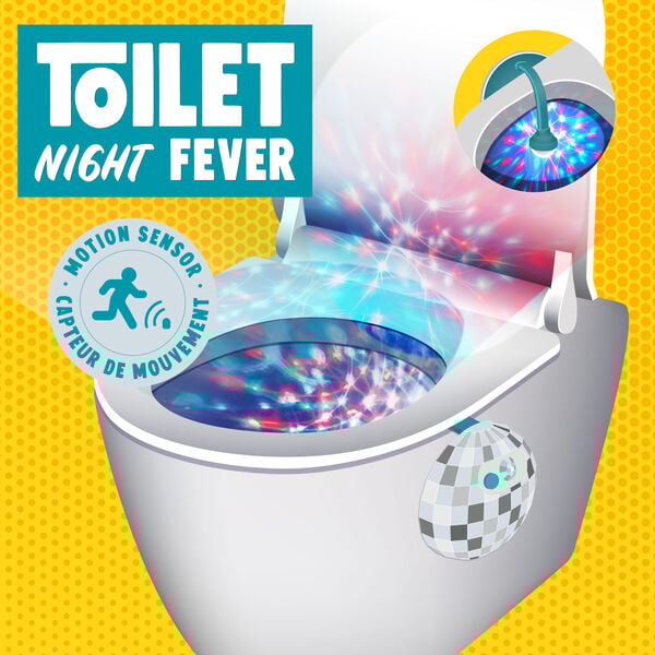 Luce Notturna con Sensore per Wc - Toilet Night Fever Luce Notturna con Sensore per Wc - Toilet Night Fever