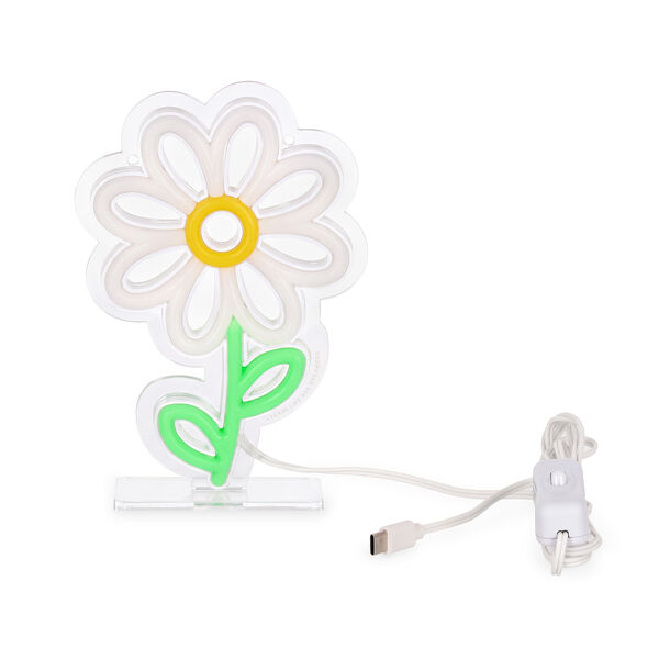 Mini Neon-Effect LED Sign - It's a Sign Mini - Daisy Mini Neon-Effect LED Sign - It's a Sign Mini - Daisy