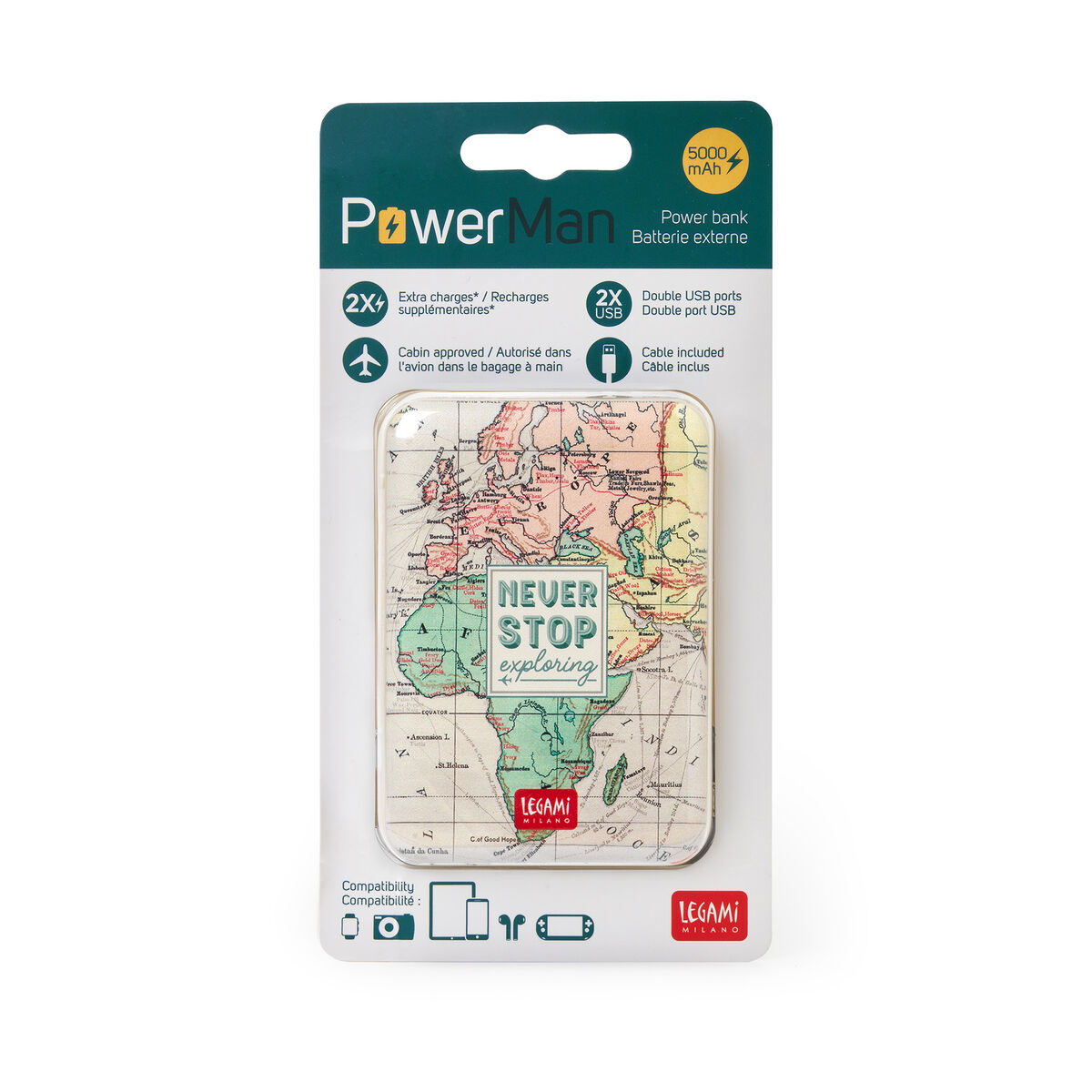Portable Power Bank - Supercharge, , zoo