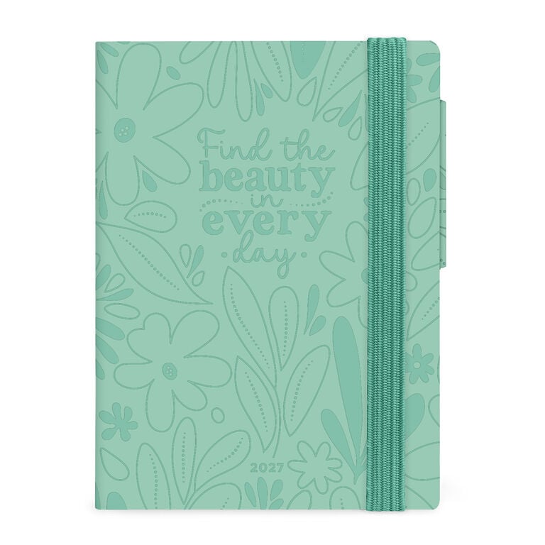 12-Month Mini Weekly Diary 2027 - Botanic Garden