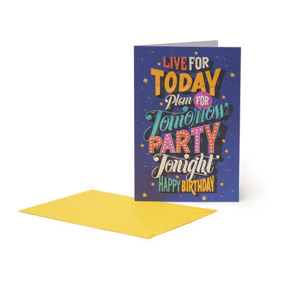 Greeting Card - Party Tonight