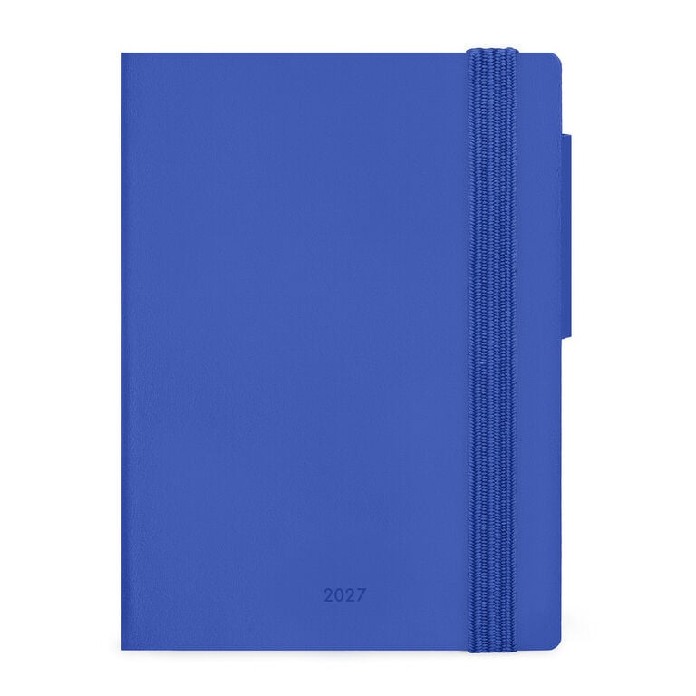 12-Month Mini Weekly Diary 2027 - Eclectic Blue