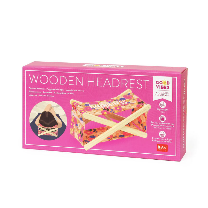 Wooden Headrest - Good Vibes, , zoo