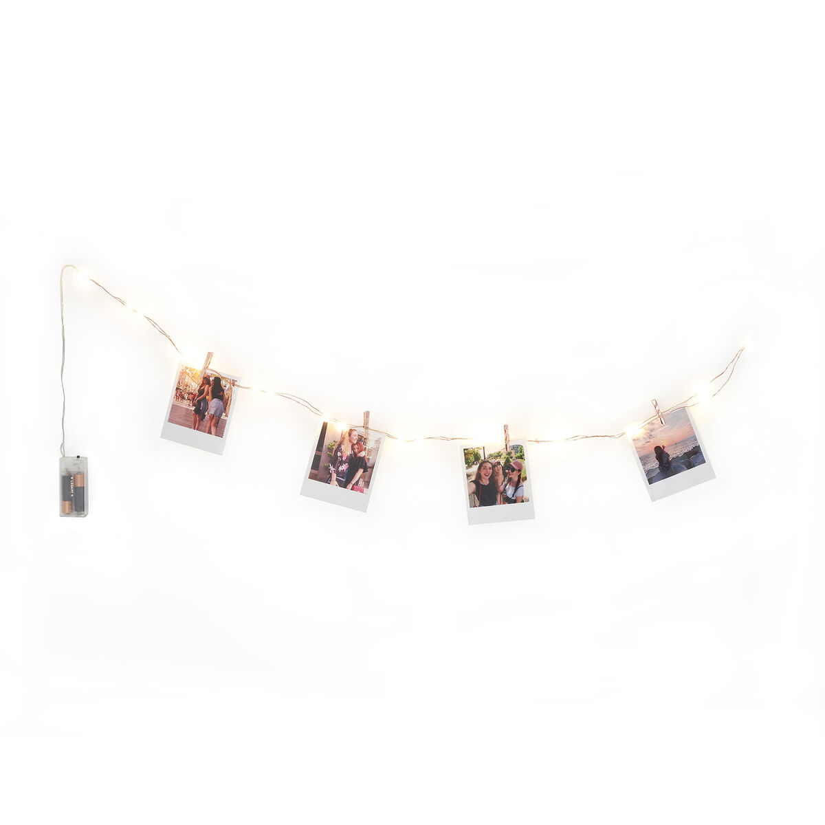 Copper Wire Lights with Photo Holder Clips, , zoo