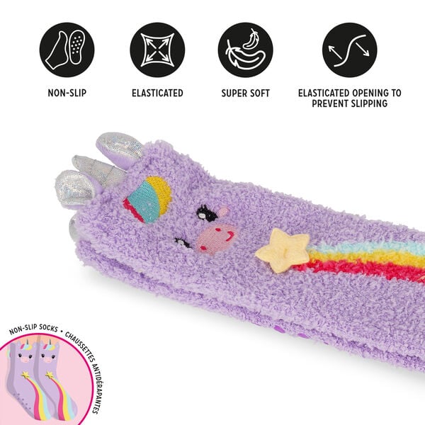 Non-Slip Unicorn Socks for Adults - It's a Match!