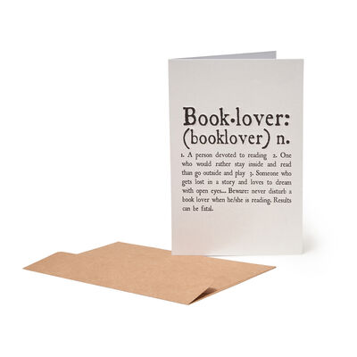 Greeting Card - Book Lover