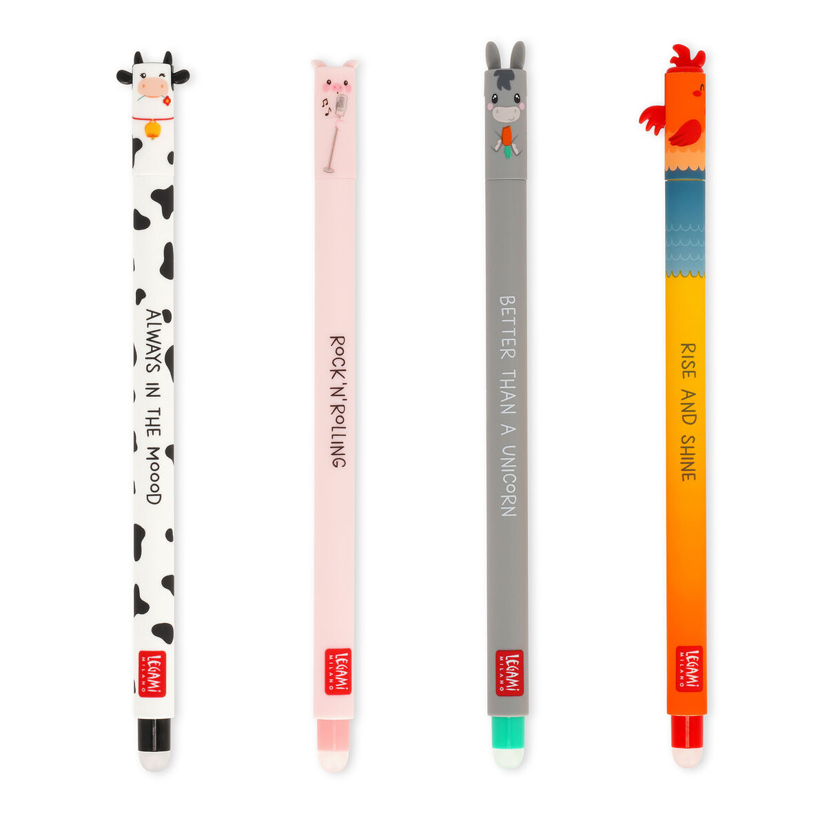 Set de 4 Stylos à Encre Gel Effaçable - Erasable Pen