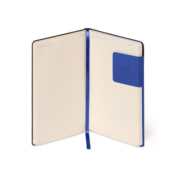 Notebook with Blank Pages and Monochrome Soft Cover - Eclectic Blue - My Notebook
