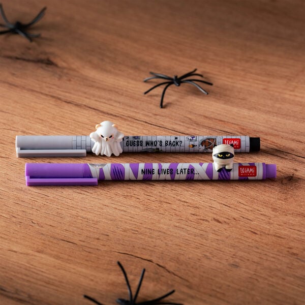Set de 2 Bolígrafos Gel con Animal Decorativo - Lovely Friends - Spooky Party