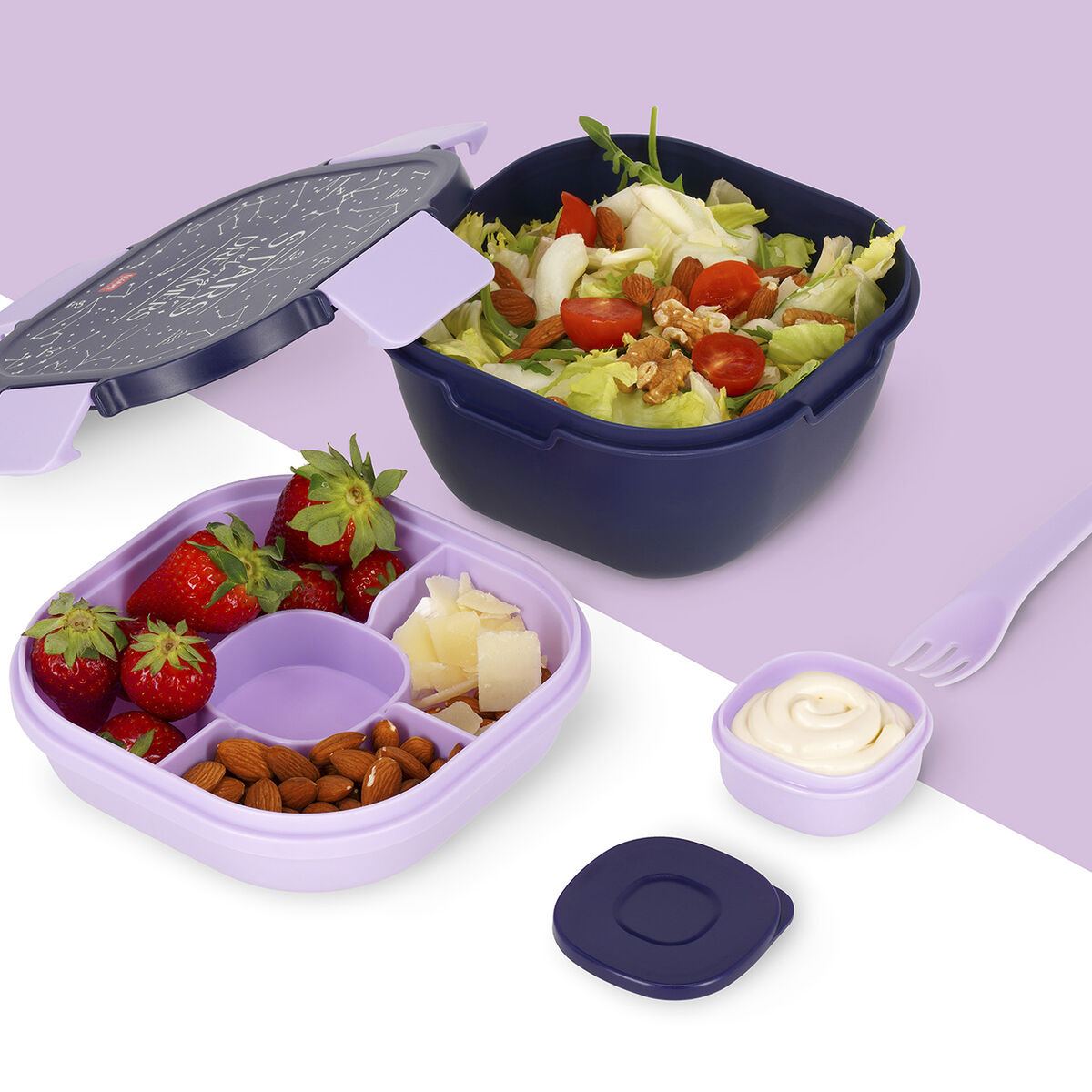 Lunchbox 1700 ml - Stars