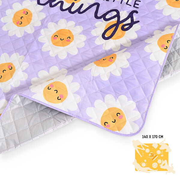 Coperta da picnic con maniglia removibile - Daisy