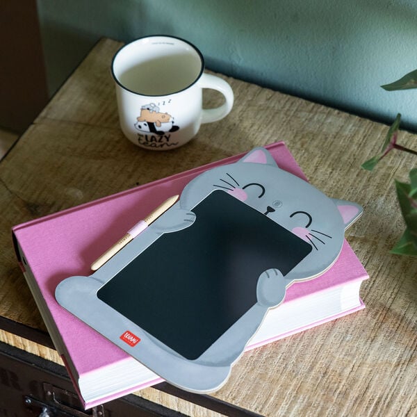 Kitty Portable LCD Drawing Board in Cardboard - Magic Sketch Board Kitty Portable LCD Drawing Board in Cardboard - Magic Sketch Board