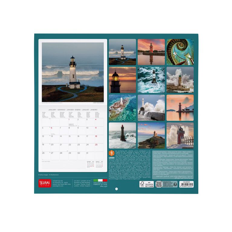 2026 Wall Calendar - 30 x 29 cm
