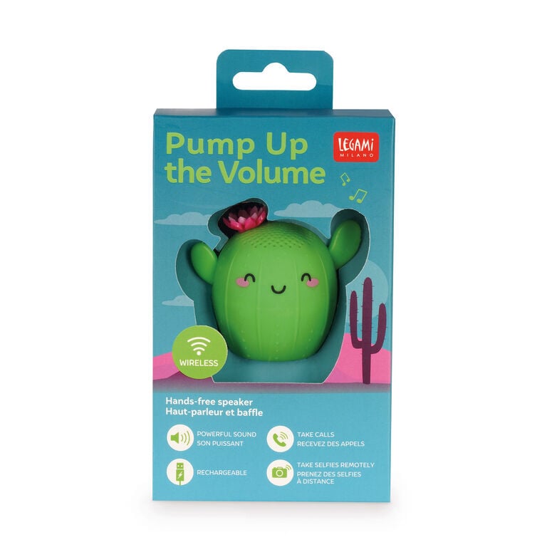 Mini Haut-Parleur et Baffle Sans Fil Cactus - Pump Up The Volume