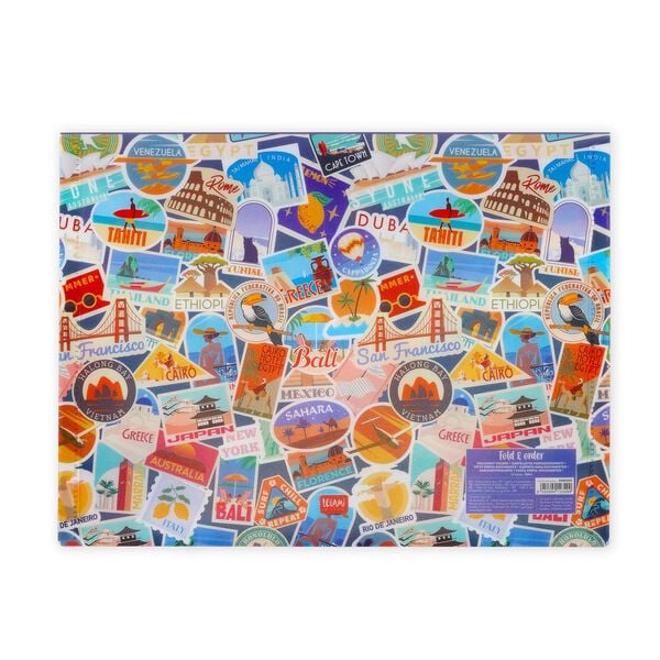Cartelletta Portadocumenti - Fold & Order - Travel Stickers Cartelletta Portadocumenti - Fold & Order - Travel Stickers