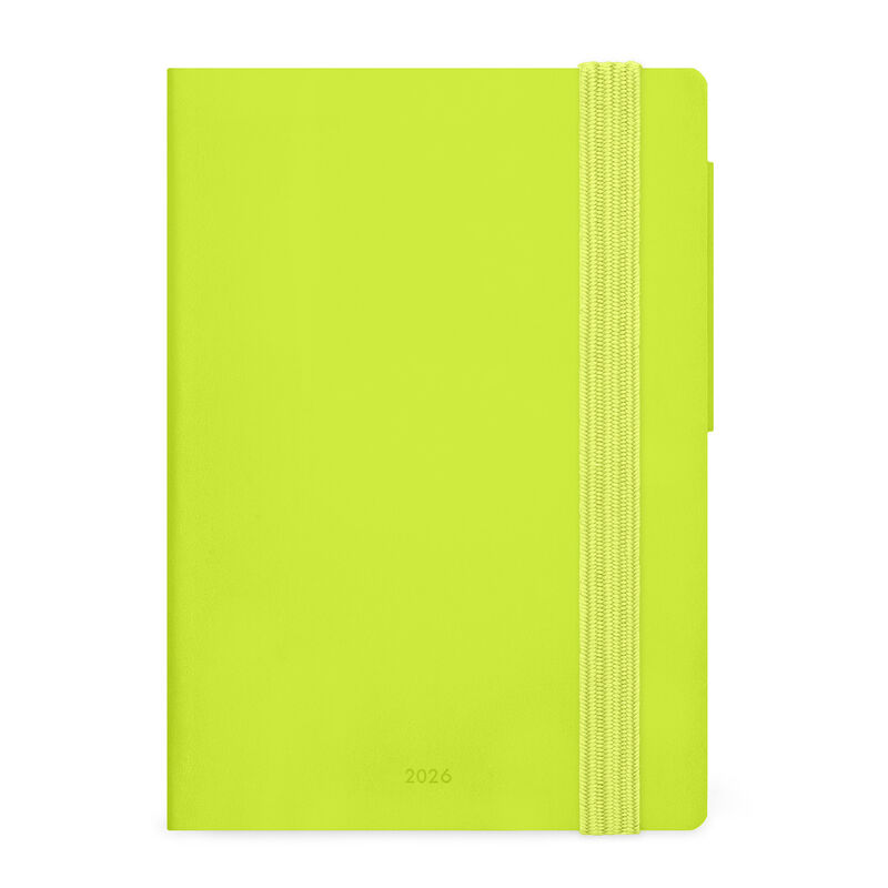 Agenda 2026 Journalier - Format 12 X 18 Cm - Couverture Souple, Poche à Soufflet, Signet - 12 Mois Fantaisie